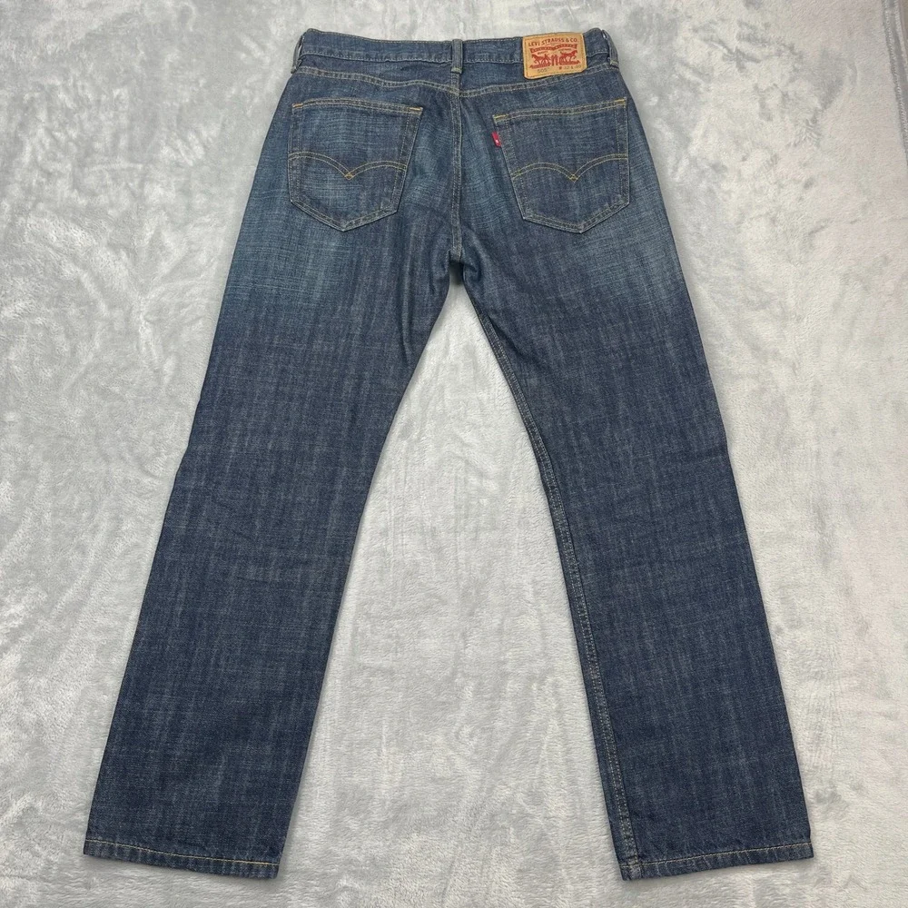Levi's‎ 505 Straight Leg Jeans Mens 32x30 Blue Denim 5-Pocket Red Tab Streetwear